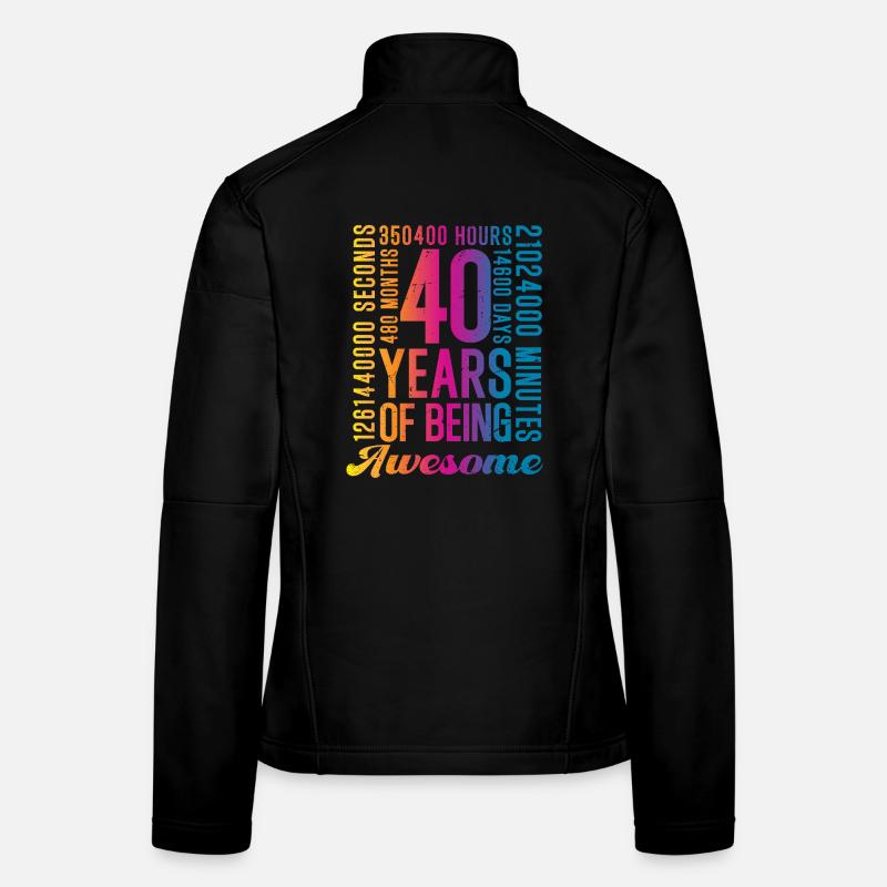 40 ans 40 ans Veste en tissu softshell Femme