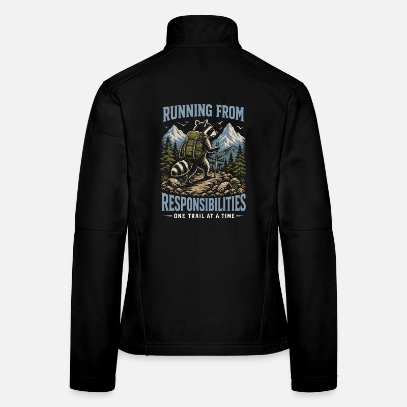 Running from Responsibilities-One Trail at a Time Women's Softshell Jacket