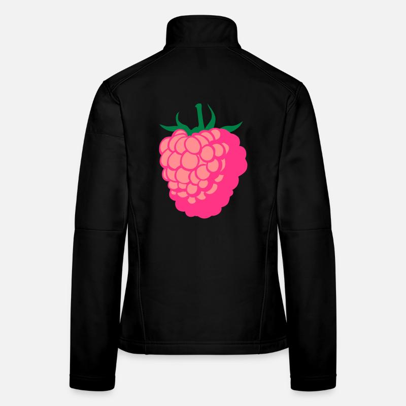 Raspberry fruit Women's Softshell Jacket