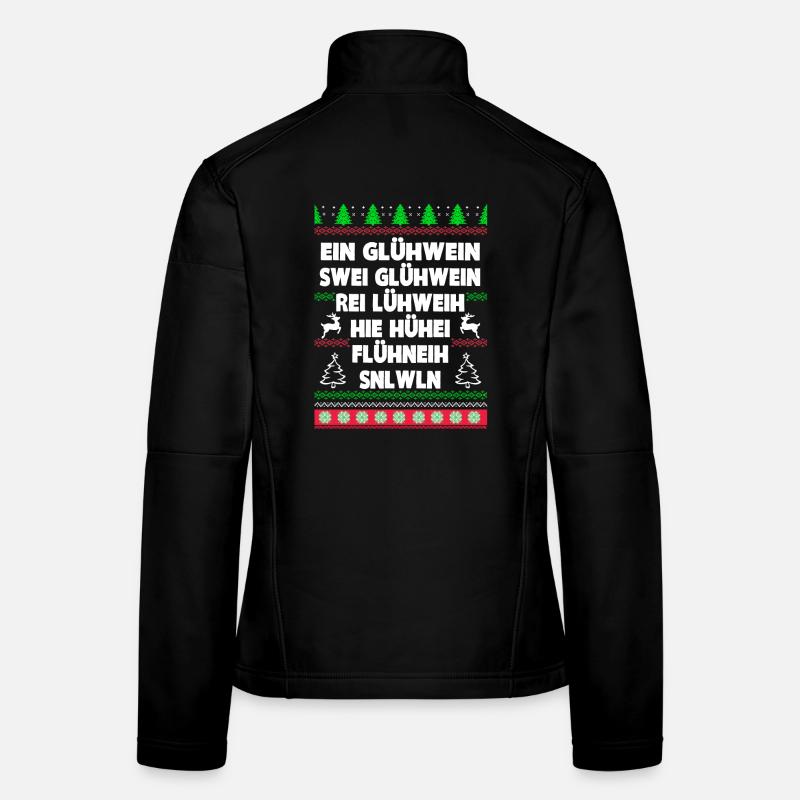 Glühwein Frauen Softshelljacke