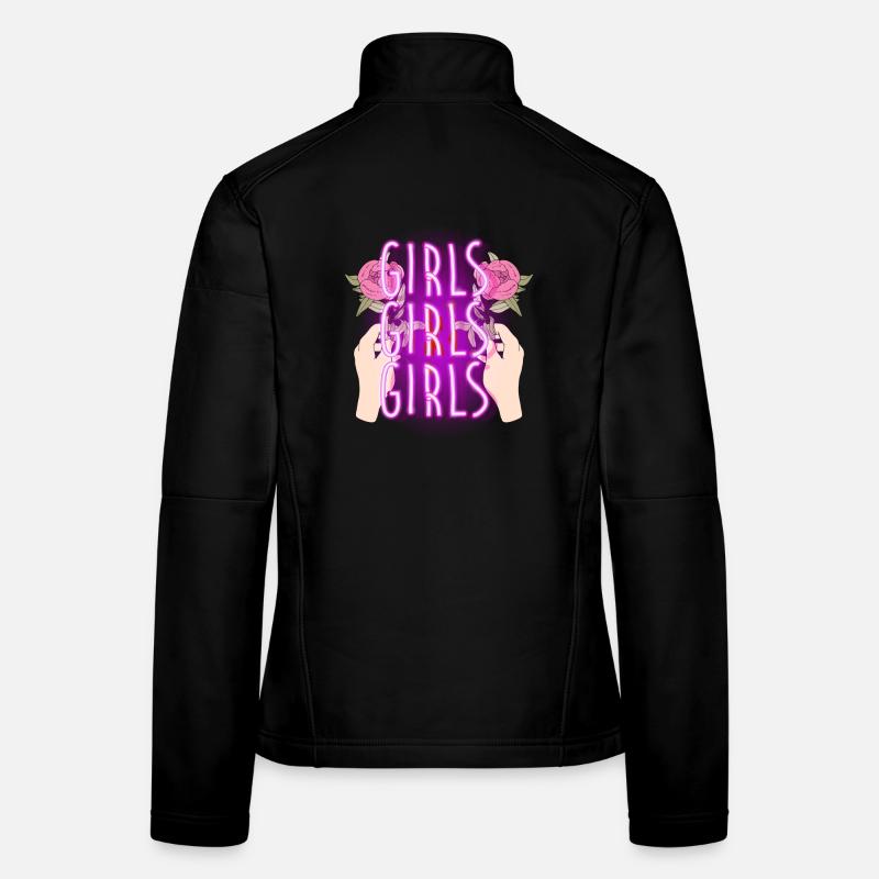 Frauenpower, Neon Frauen Softshelljacke