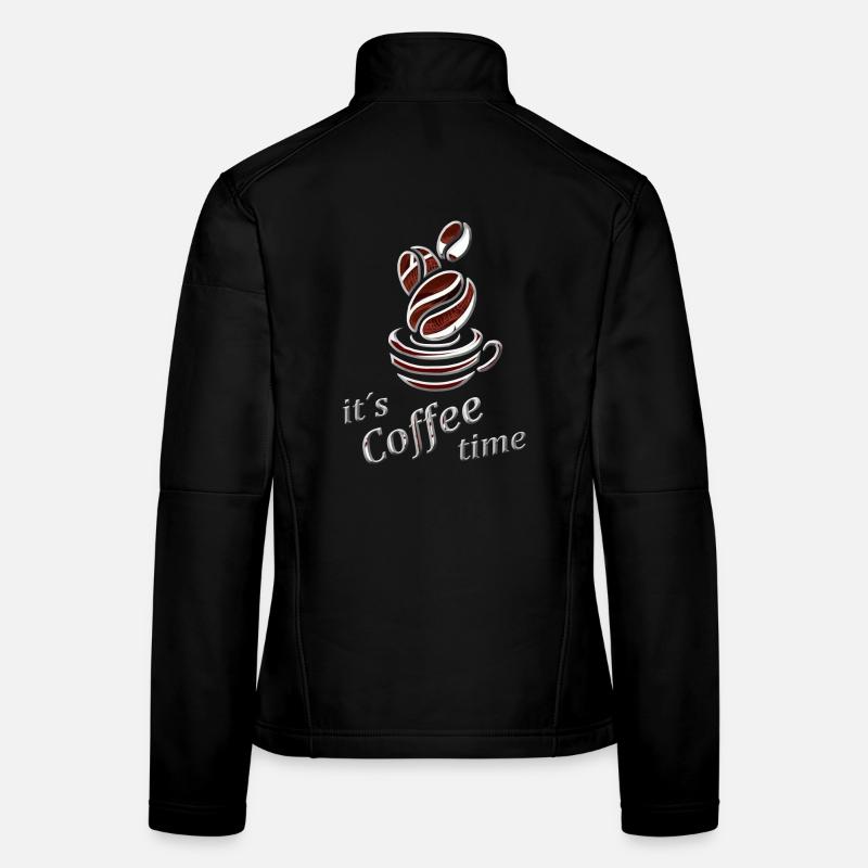 Buveur de café Veste en tissu softshell Femme