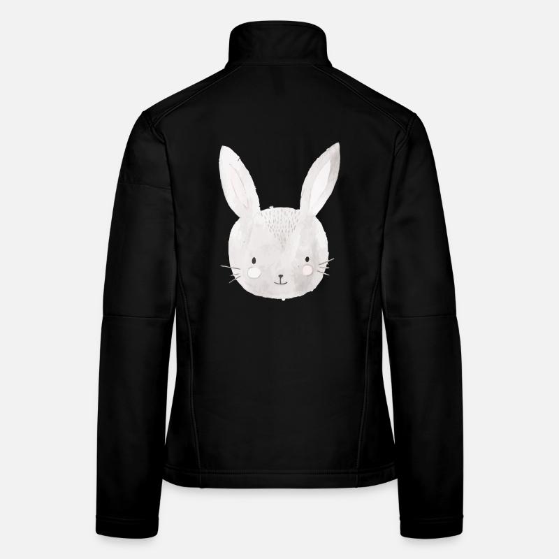 Lapin Lapin de Pâques Veste en tissu softshell Femme