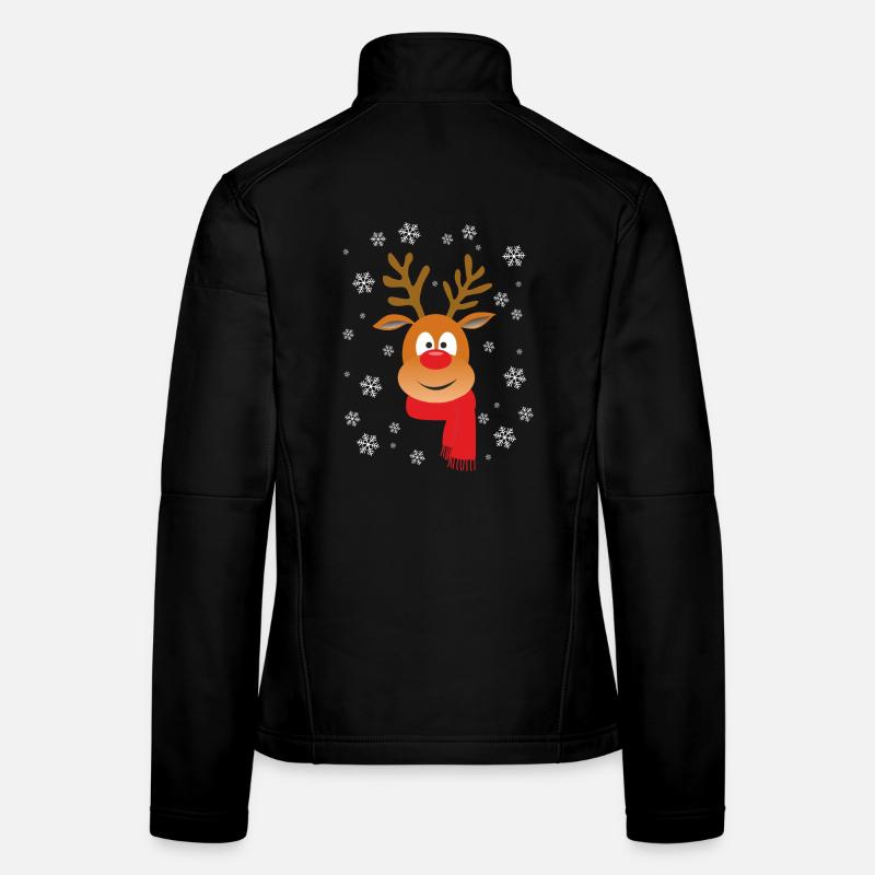 RENNE DE NOËL Veste en tissu softshell Femme