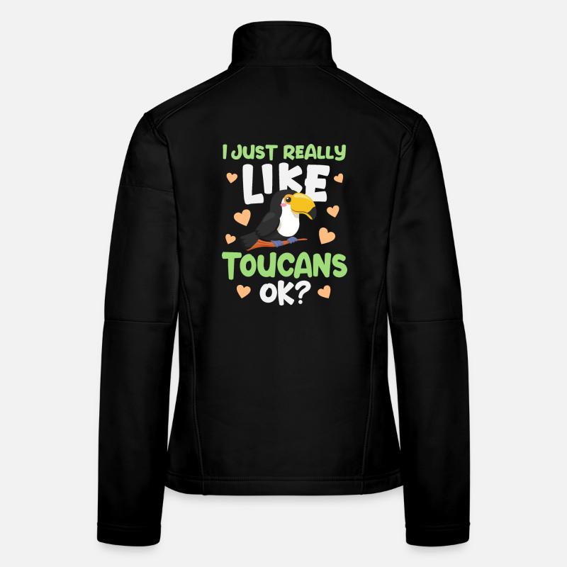 Toucan Bird Toucan Women's Softshell Jacket