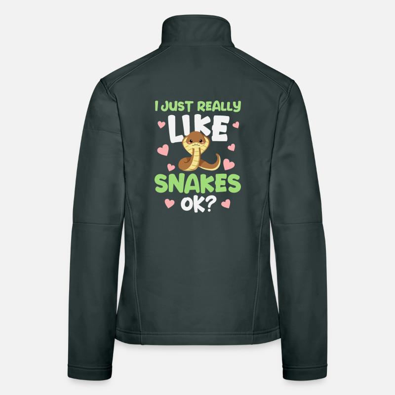 Serpents serpents Veste en tissu softshell Femme