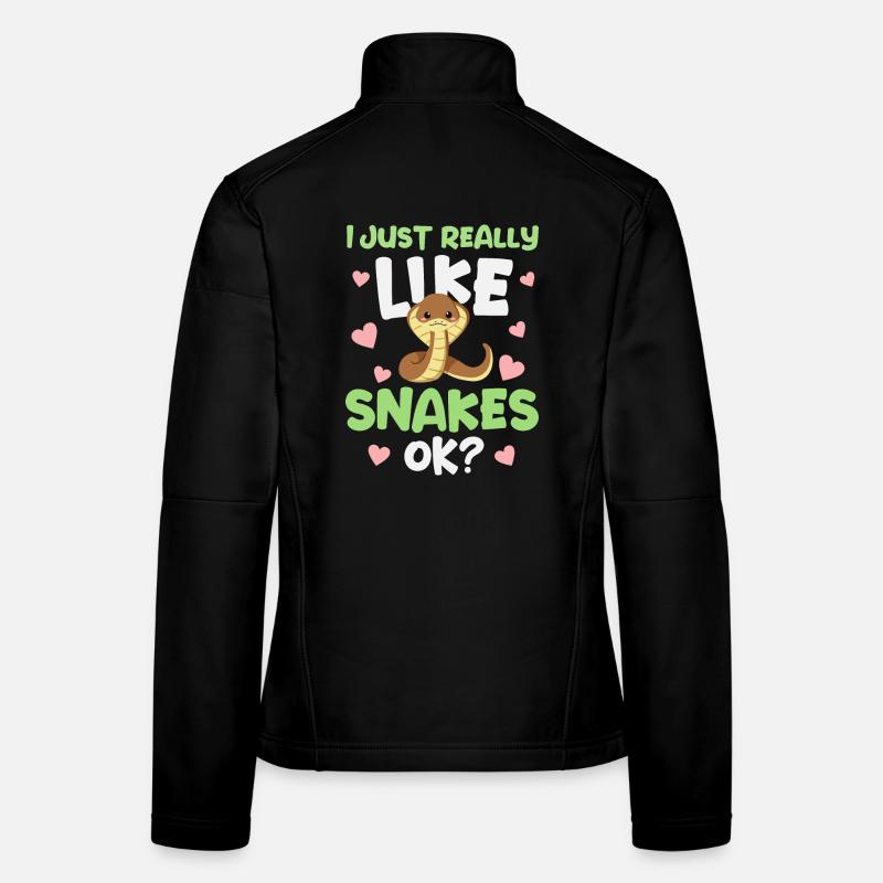 Schlange Schlangen Frauen Softshelljacke