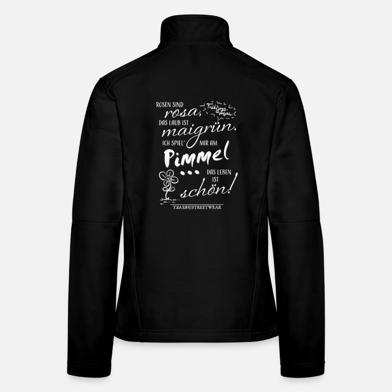 Frühlingsgedicht Frauen Softshelljacke