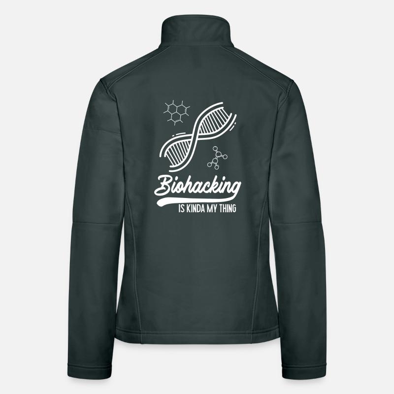 Le biohacking, c'est un peu mon truc. Veste en tissu softshell Femme