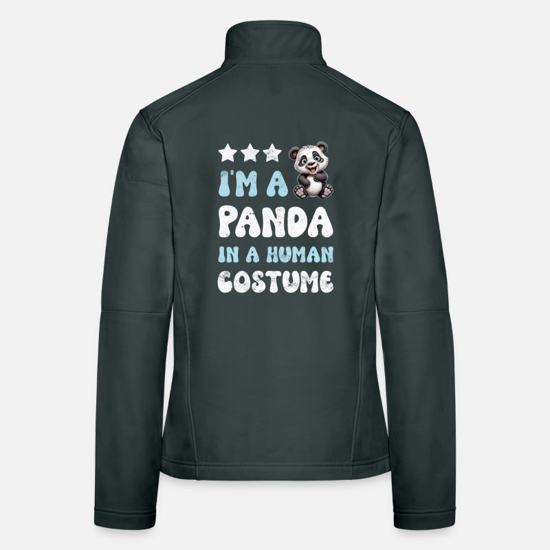 Panda Panda Ours Veste en tissu softshell Femme