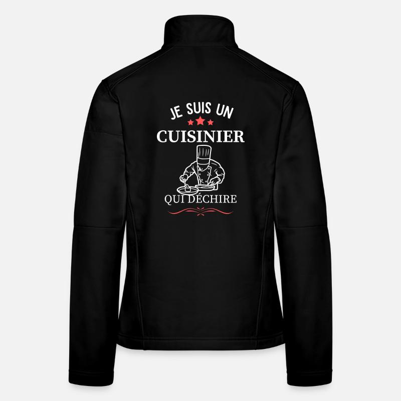 Cuisinier Qui Déchire Veste en tissu softshell Femme