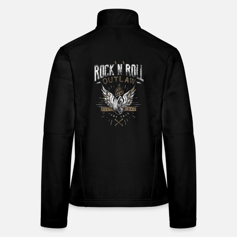Hors-la-loi du rock & roll Veste en tissu softshell Femme
