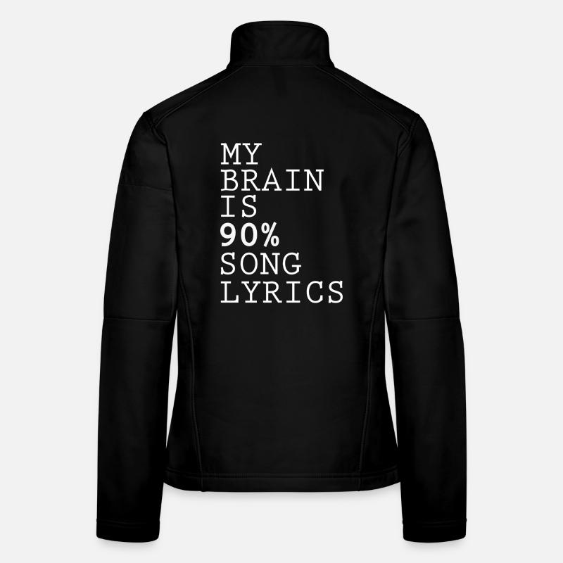 Inspirational Quote Abstract Design Women's Softshell Jacket