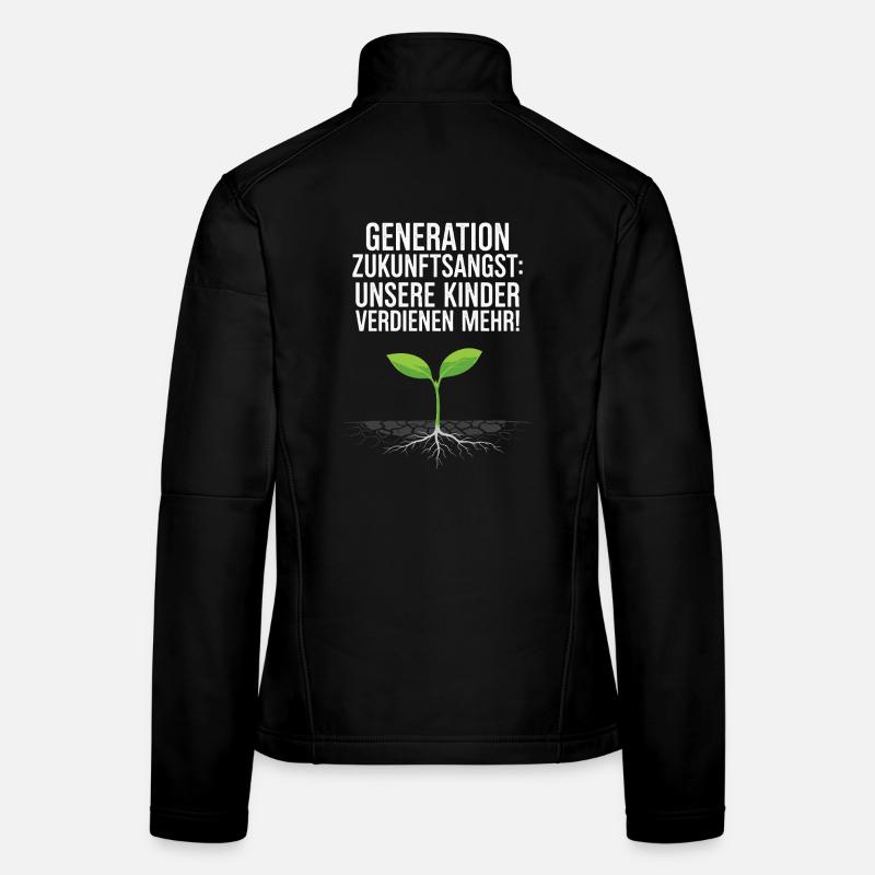 Generation Zukunftsangst Frauen Softshelljacke