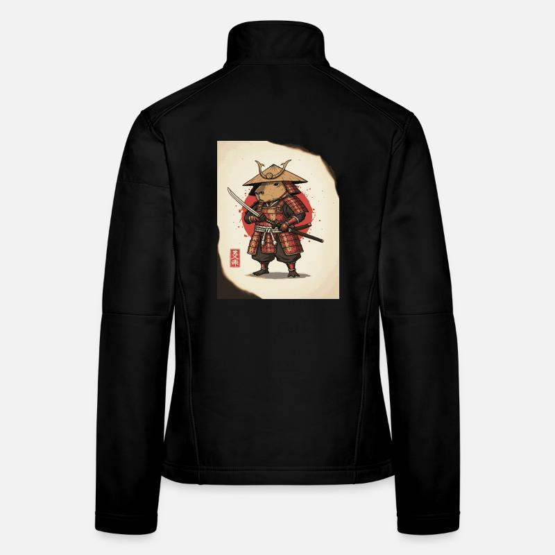 Samouraï rat anthropomorphe en armure Veste en tissu softshell Femme