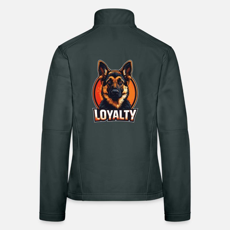 Loyalty – German Shepherd Design Women's Softshell Jacket