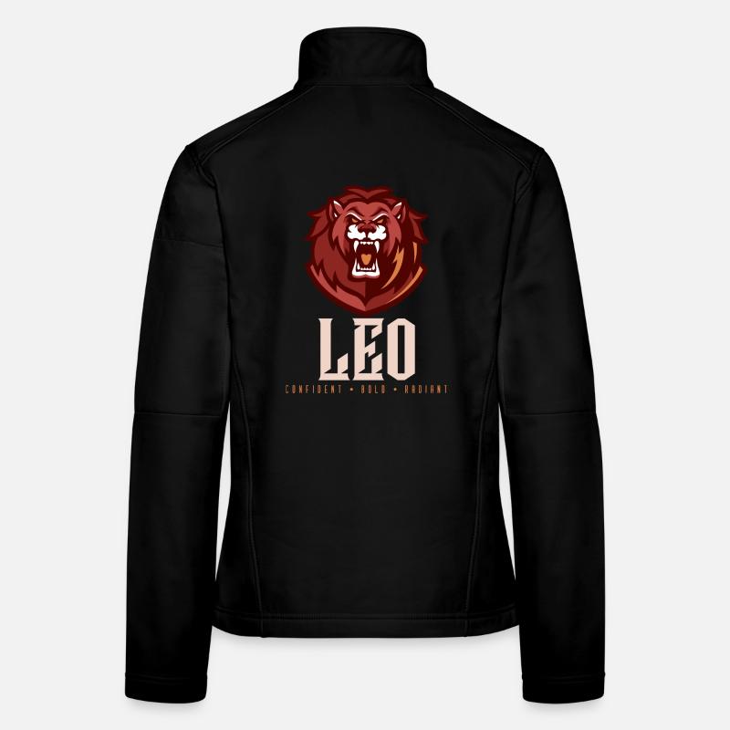 Löwe - Frauen Softshelljacke - Schwarz