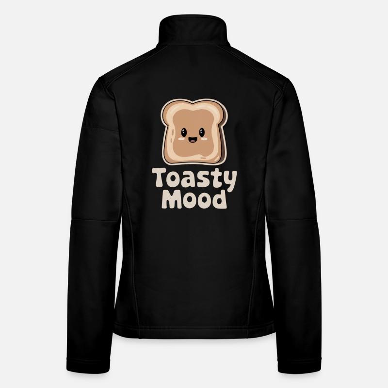 Toasty Mood – Toast Maskottchen Frauen Softshelljacke