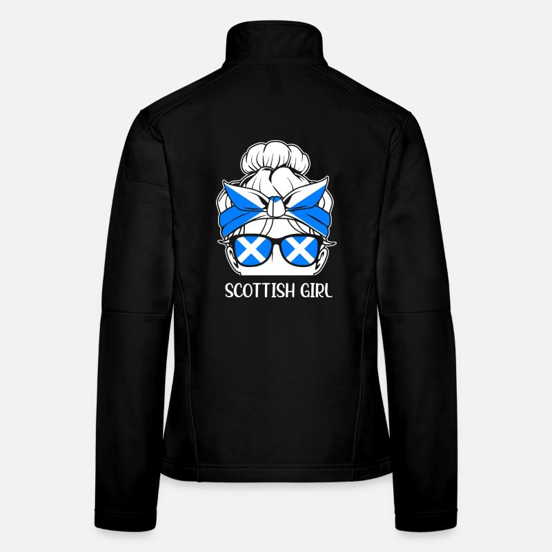 Schottland Schotten Schottisch Schotte Frauen Softshelljacke