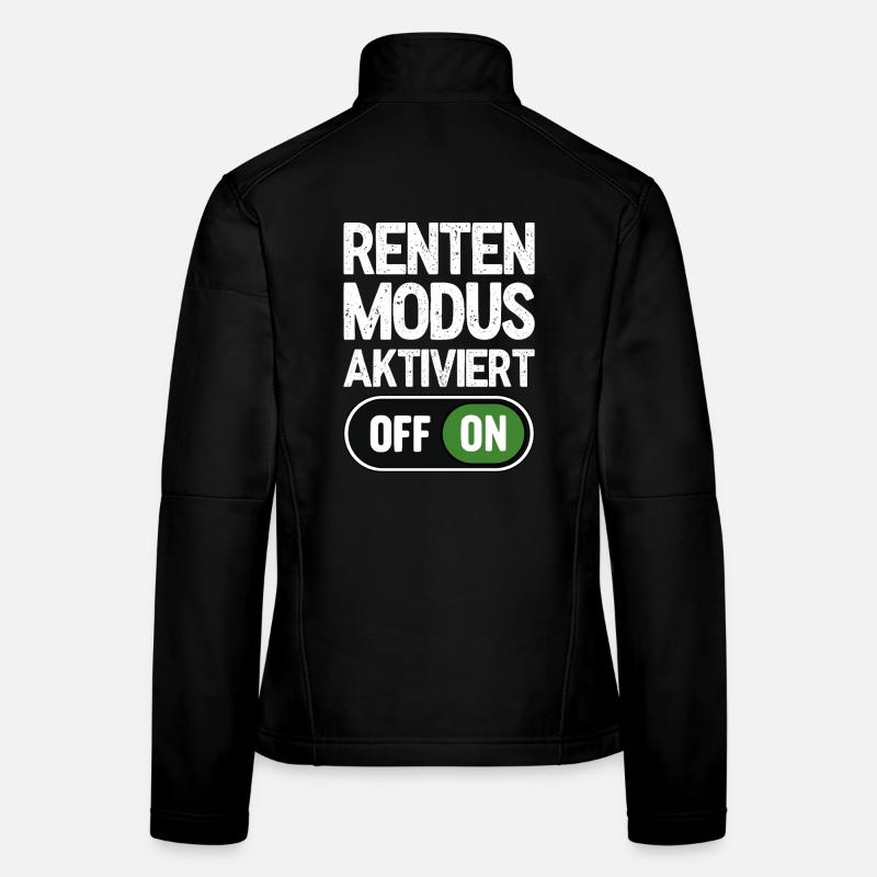 Mode retraite activé Veste en tissu softshell Femme