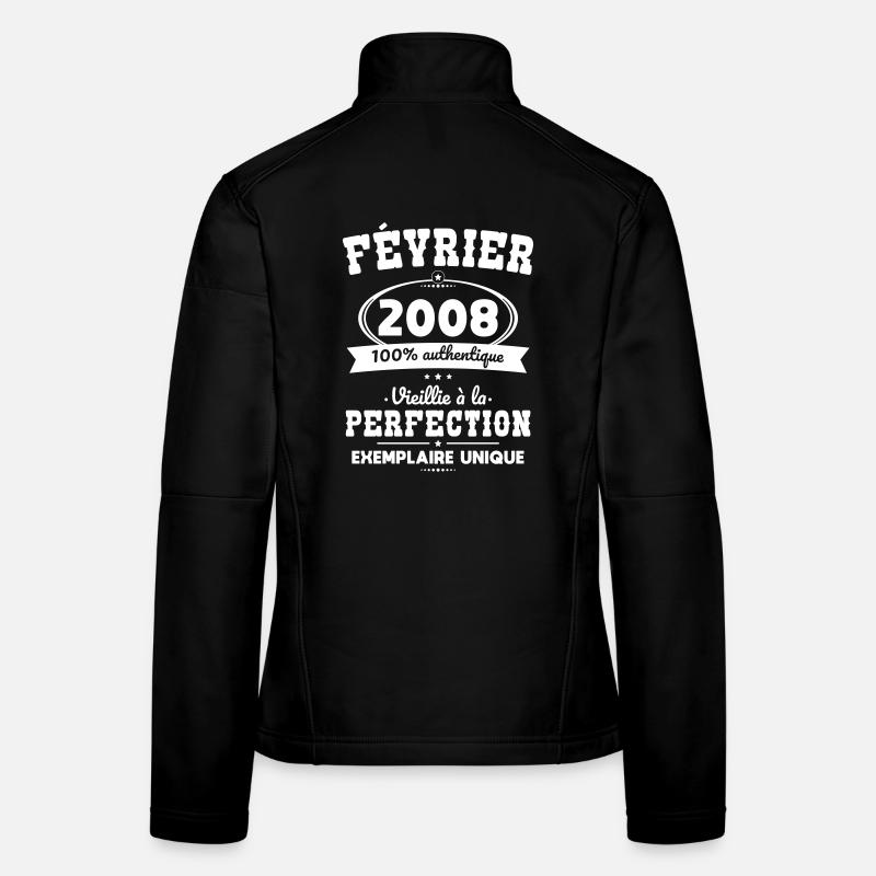 18th Birthday - February 2008 Perfection - Women's Softshell Jacket - black