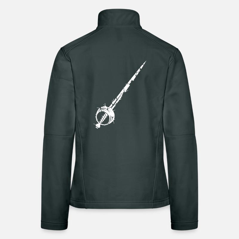 Magic Sword Sliver Fantasy Vector Women's Softshell Jacket