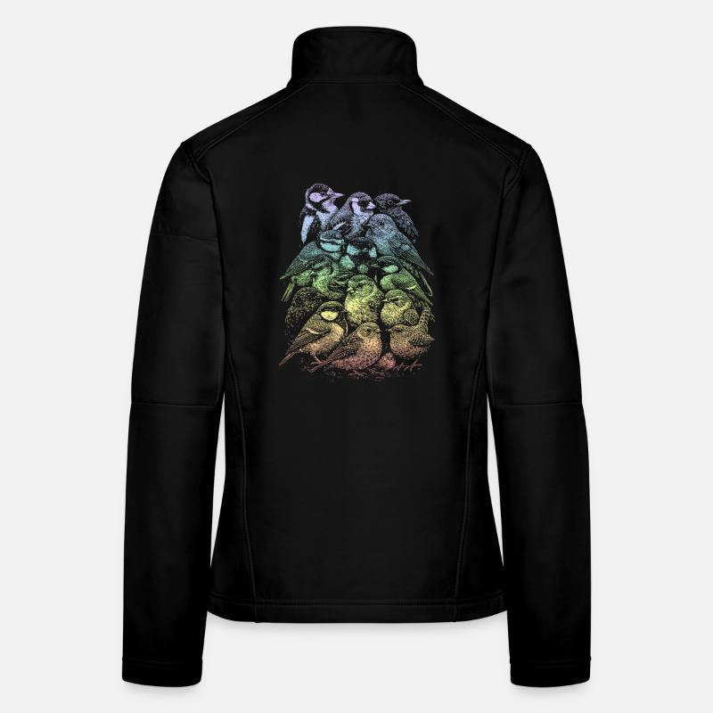 Gartenvogel Frauen Softshelljacke