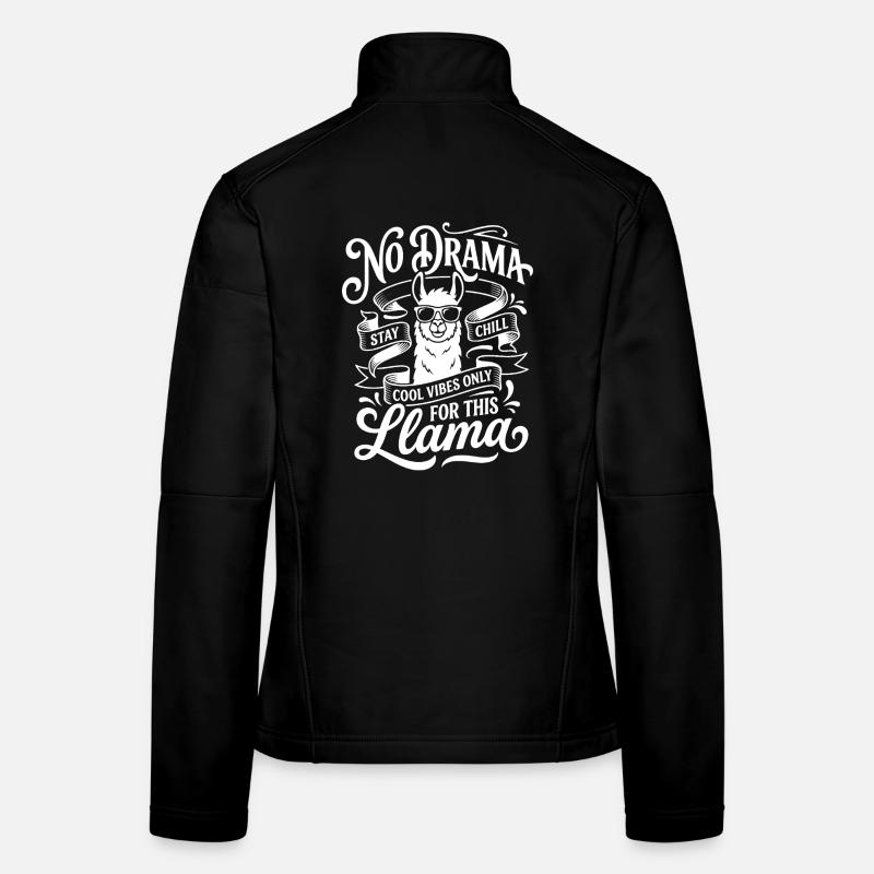 Kein Drama Lama – Chill Vibes Frauen Softshelljacke