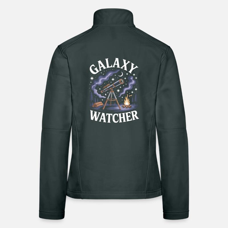 Galaxy Watcher Women's Softshell Jacket