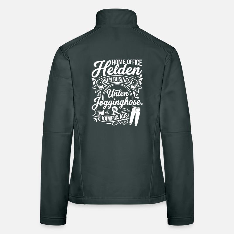 Conception des héros du Home Office Veste en tissu softshell Femme