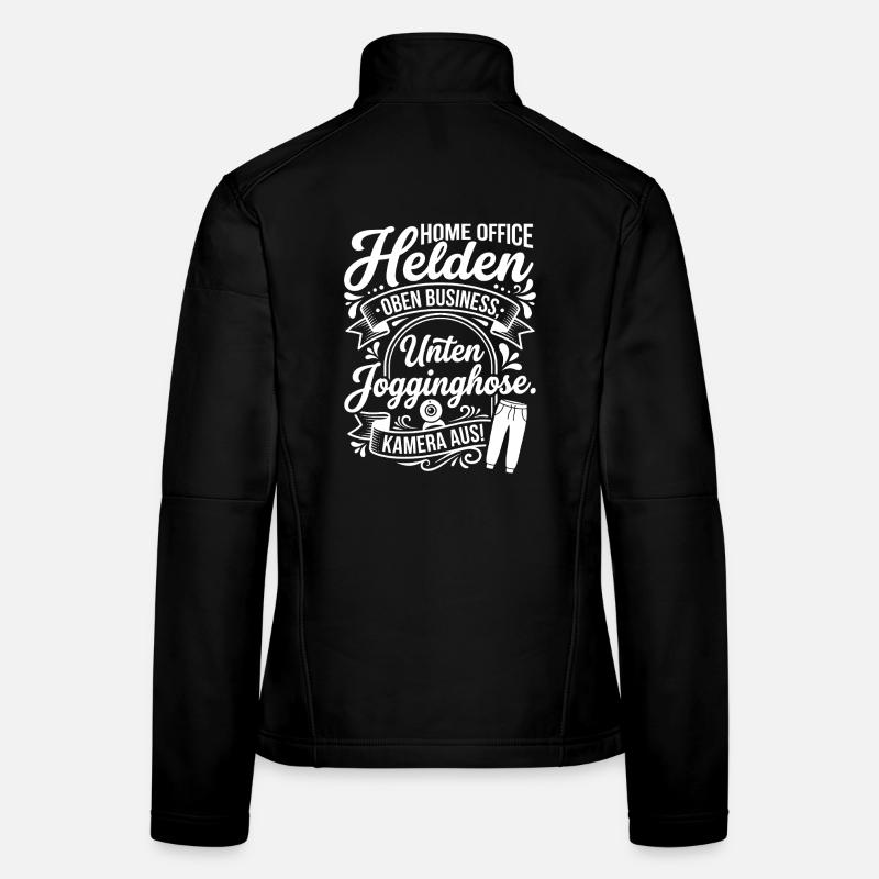 Conception des héros du Home Office Veste en tissu softshell Femme