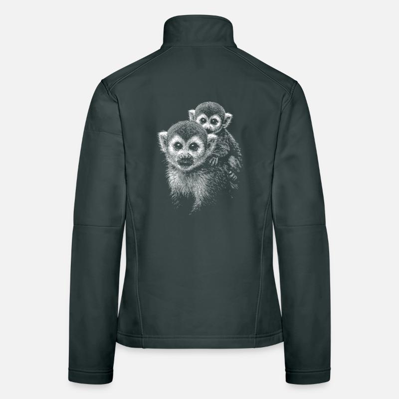 Squirrel monkey Women's Softshell Jacket