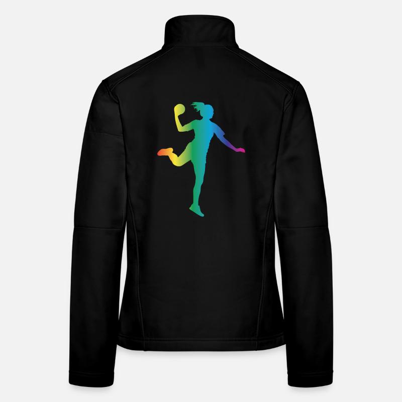 Handball Silhouette Women's Softshell Jacket