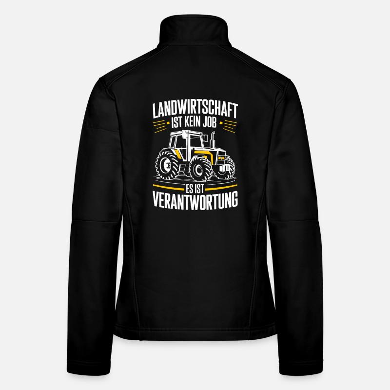 L’agriculture n’est pas un travail, c’est une responsabilité Veste en tissu softshell Femme