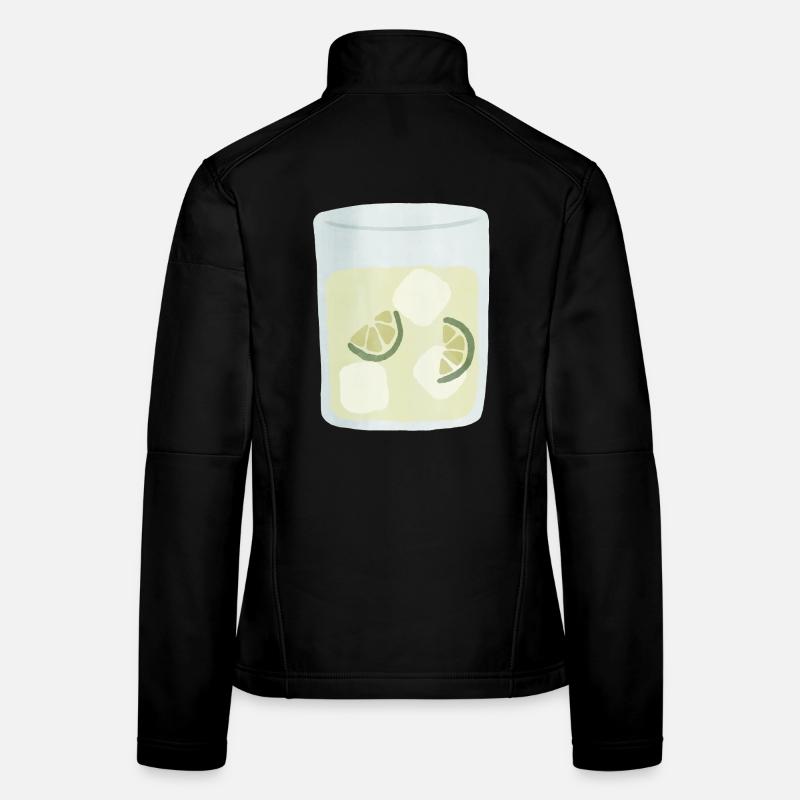 Moscow Mule in Watercolor Style Women's Softshell Jacket