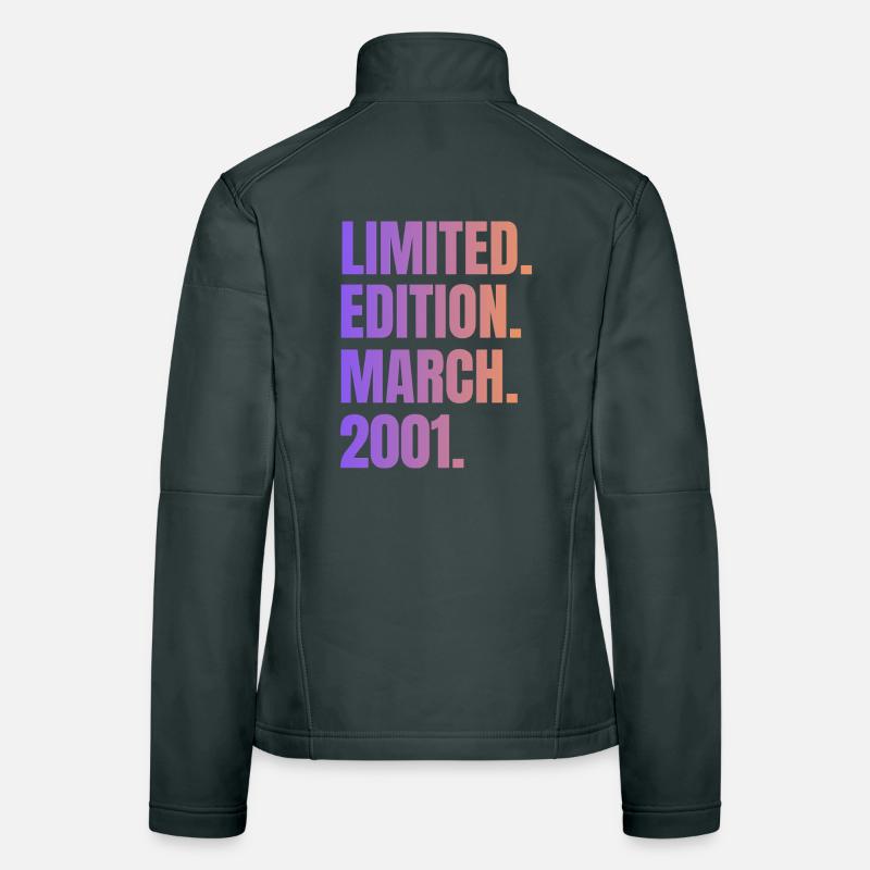 Édition Limitée Mars 2001 Veste en tissu softshell Femme