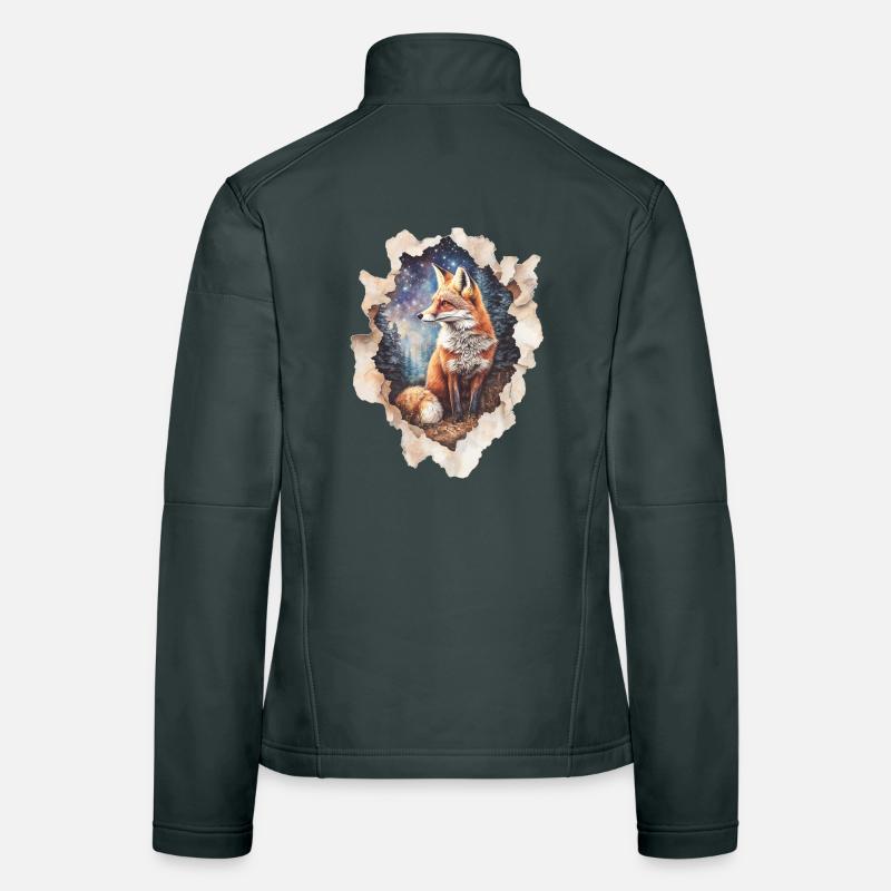 Fuchs Sternenhimmel Frauen Softshelljacke