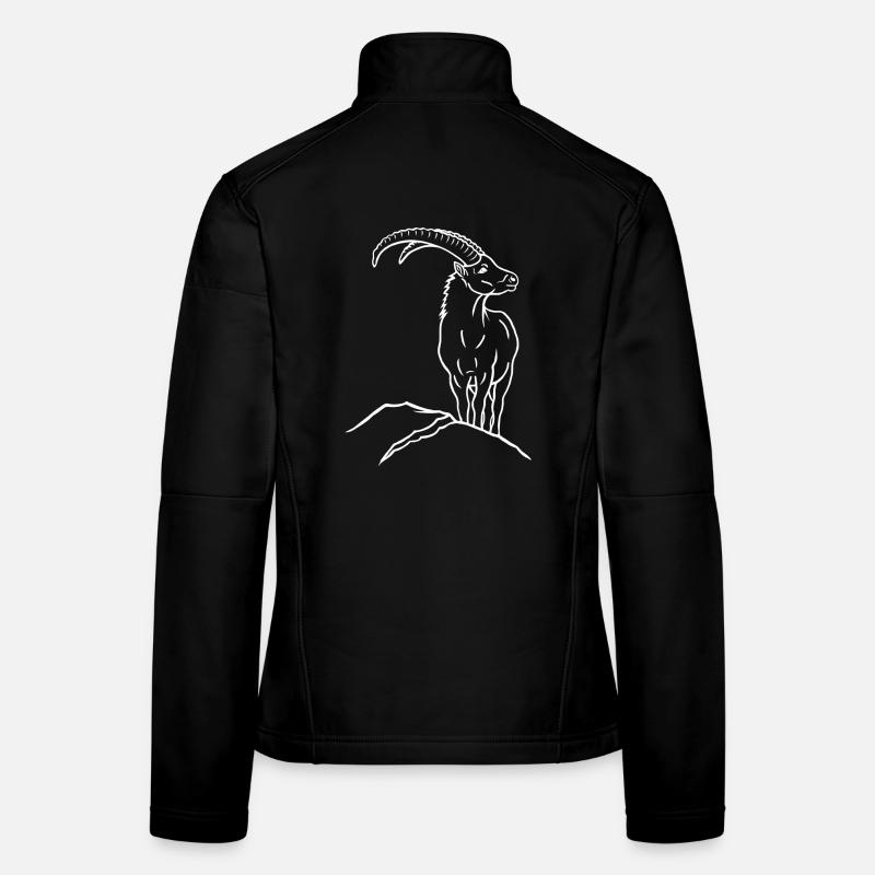 Capricorne Veste en tissu softshell Femme