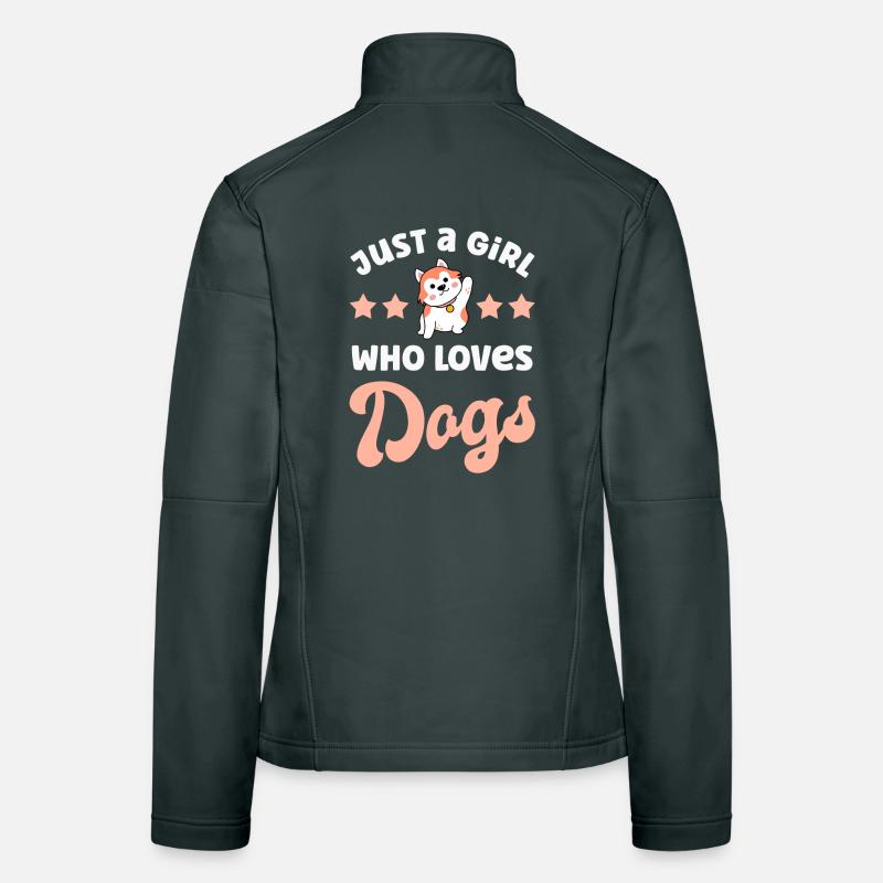 Hund Hunde Frauen Softshelljacke