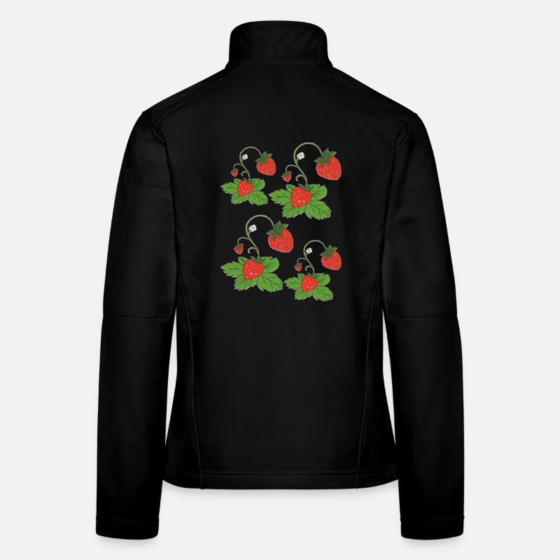 strawberry field Women's Softshell Jacket