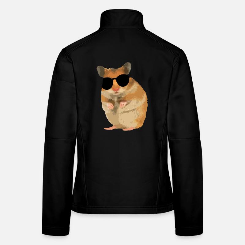 Hamster Menno mit Sonnebrille cool Frauen Softshelljacke