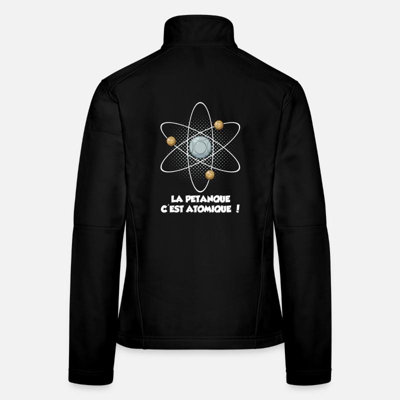 la pétanque c'est atomique ! Veste en tissu softshell Femme
