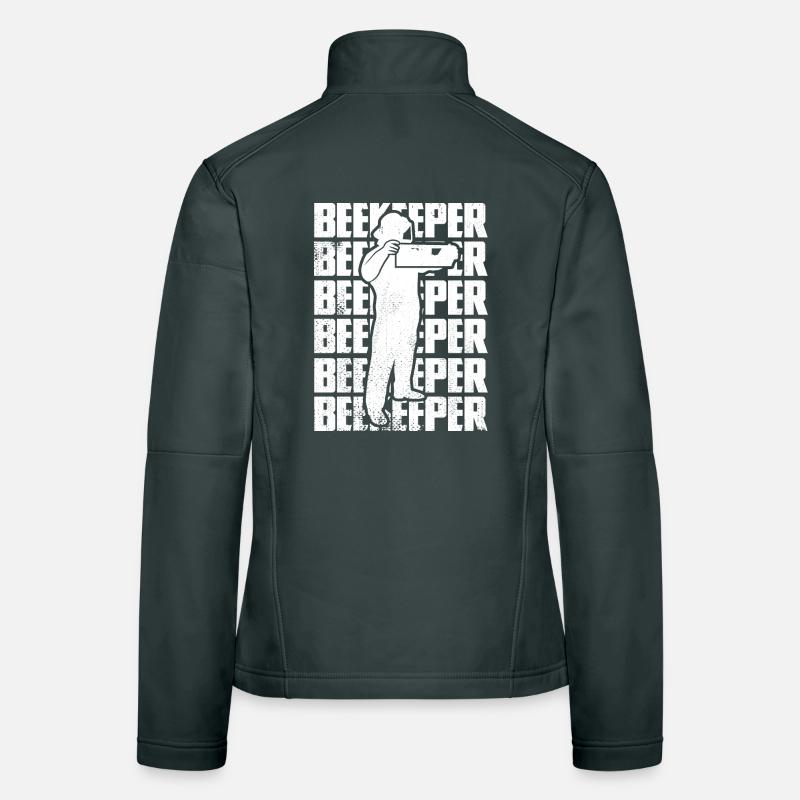 Funny beekeeper Women's Softshell Jacket