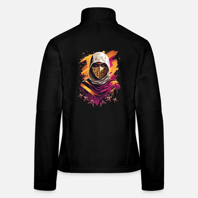 Guerrier samouraï ninja Veste en tissu softshell Femme