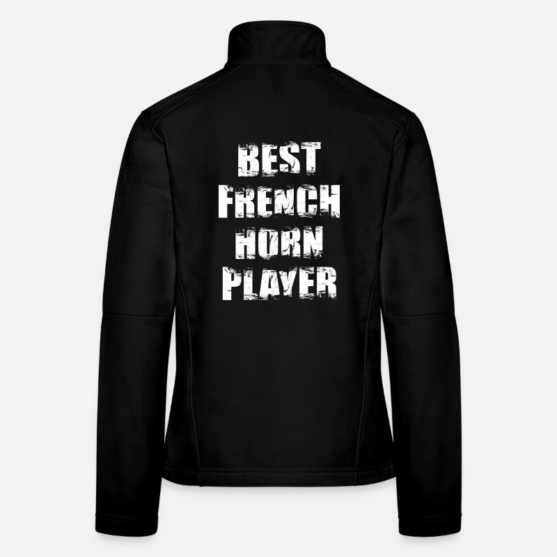 Meilleur corniste français Veste en tissu softshell Femme
