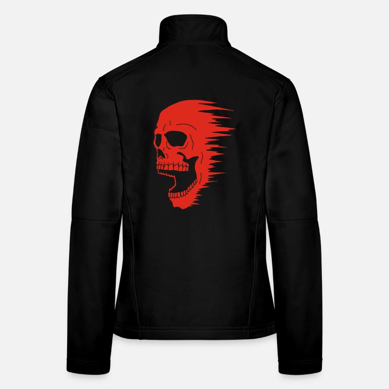 Red Skull und Speed Frauen Softshelljacke