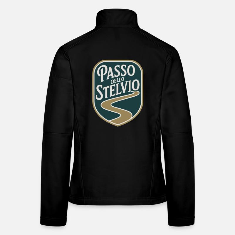 Passo dello Stelvio Cyclisme Veste en tissu softshell Femme