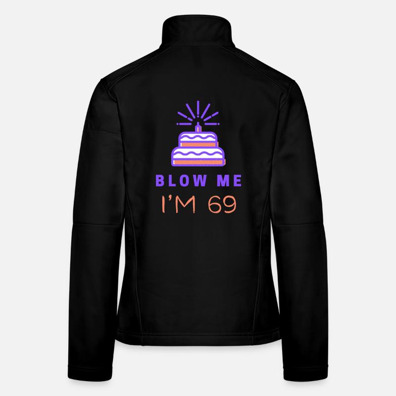 Illustration de gâteau d’anniversaire de célébration Veste en tissu softshell Femme