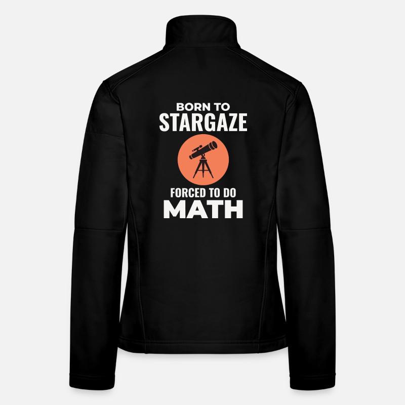 Amateur d’astronomie Math Design Veste en tissu softshell Femme