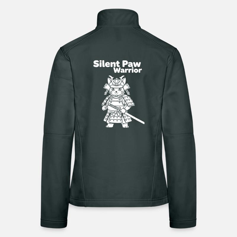 Stille Pfoten Samurai Frauen Softshelljacke
